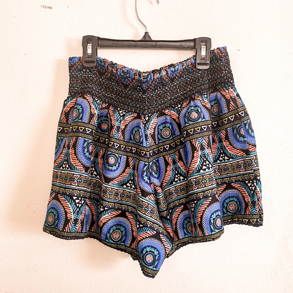 colorful summer shorts • wide leg • flowy